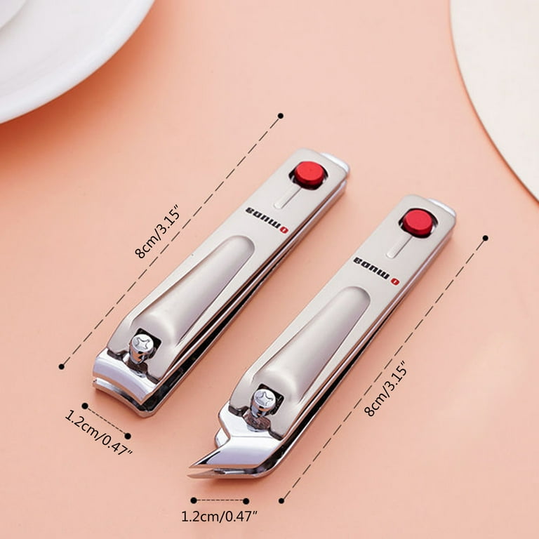 Curved Nail Clippers Ultra Sharp Sturdy Fingernail and Toenail Clipper  Cutters 