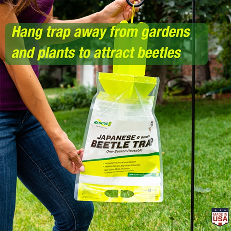 RESCUE! Outdoor Hanging Japanese & Oriental Beetle Trap, 1 Pack