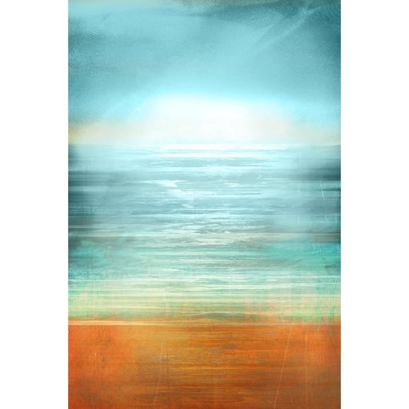 Art.com Ocean Abstract Art Print by Anna Polanski, 12" x 18"