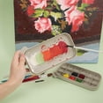 thumbnail image 3 of Paint Brush Cleaner, Paint Brush Holder and Organizers with Palette for Acrylic, Watercolor, and Water-Based Paints (Grey), 3 of 5