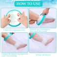 thumbnail image 1 of Housse de Protection Imperméable Bandage Anti-Stress Réutilisable pour Pieds Genou Jambes Bandage Réutilisable Extensible Protecteur de Douche, 1 of 9