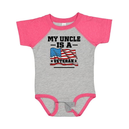 

Inktastic Uncle Military Veteran Gift Baby Boy or Baby Girl Bodysuit