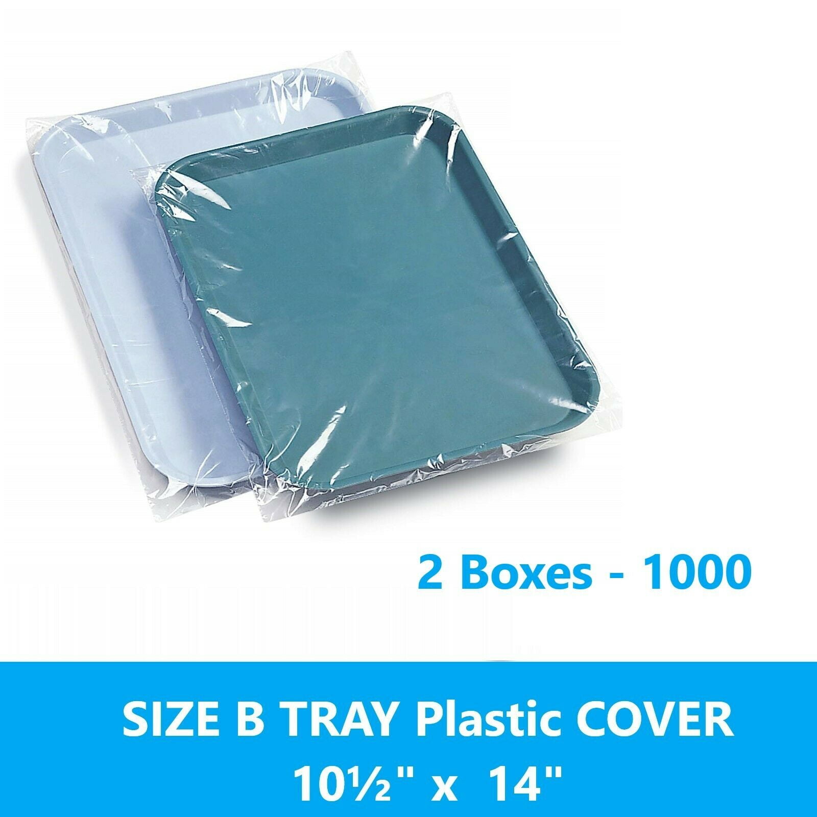 Dental Disposable Tray Sleeves Standard 'B' Size 10.5" x 14" 500 pc