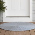 thumbnail image 4 of Colonial Mills Ibiza Woven Chevron Doormats - Marine 35” x 35”, 4 of 4