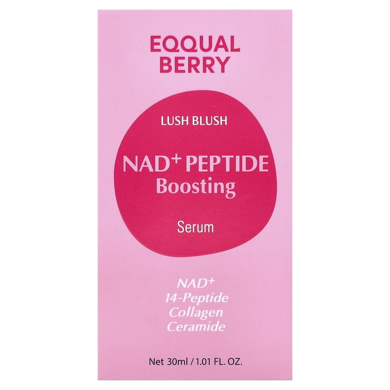 EQQUALBERRY Lush Blush NAD+ Peptide Boosting Serum, 1.01 oz photo 6