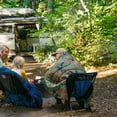 thumbnail image 5 of Rumpl The Original Puffy | Printed Outdoor Camping Blanket for Traveling, Picnics, Beach Trips, Concerts | 52" x 75" | Woodland Camo, 1-Person, 5 of 7