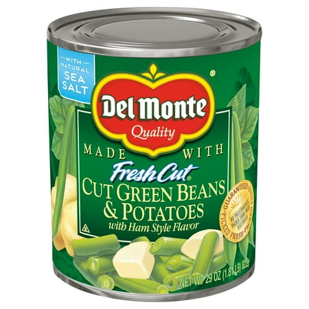 UPC 024000015611 product image for Del Monte Fresh Cut Cut Green Beans & Potatoes With Ham Style Flavor, 29 Oz | upcitemdb.com