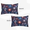 thumbnail image 3 of Haiem Pillowcase for Hair and Skin Queen - Fireworks1 Printed Soft Pillowcase with Envelope Closure-20"x30", 3 of 8