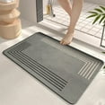 thumbnail image 4 of Xihbxyly Alfombrilla de Baño de Diatomita, Superficie de Secado Suave y Absorbente, Base de Goma Antideslizante, Diseño Fácil de Limpiar, Duradera, Se Adapta a Todos Los Estilos de Baño, Tamaño 60 X, 4 of 6