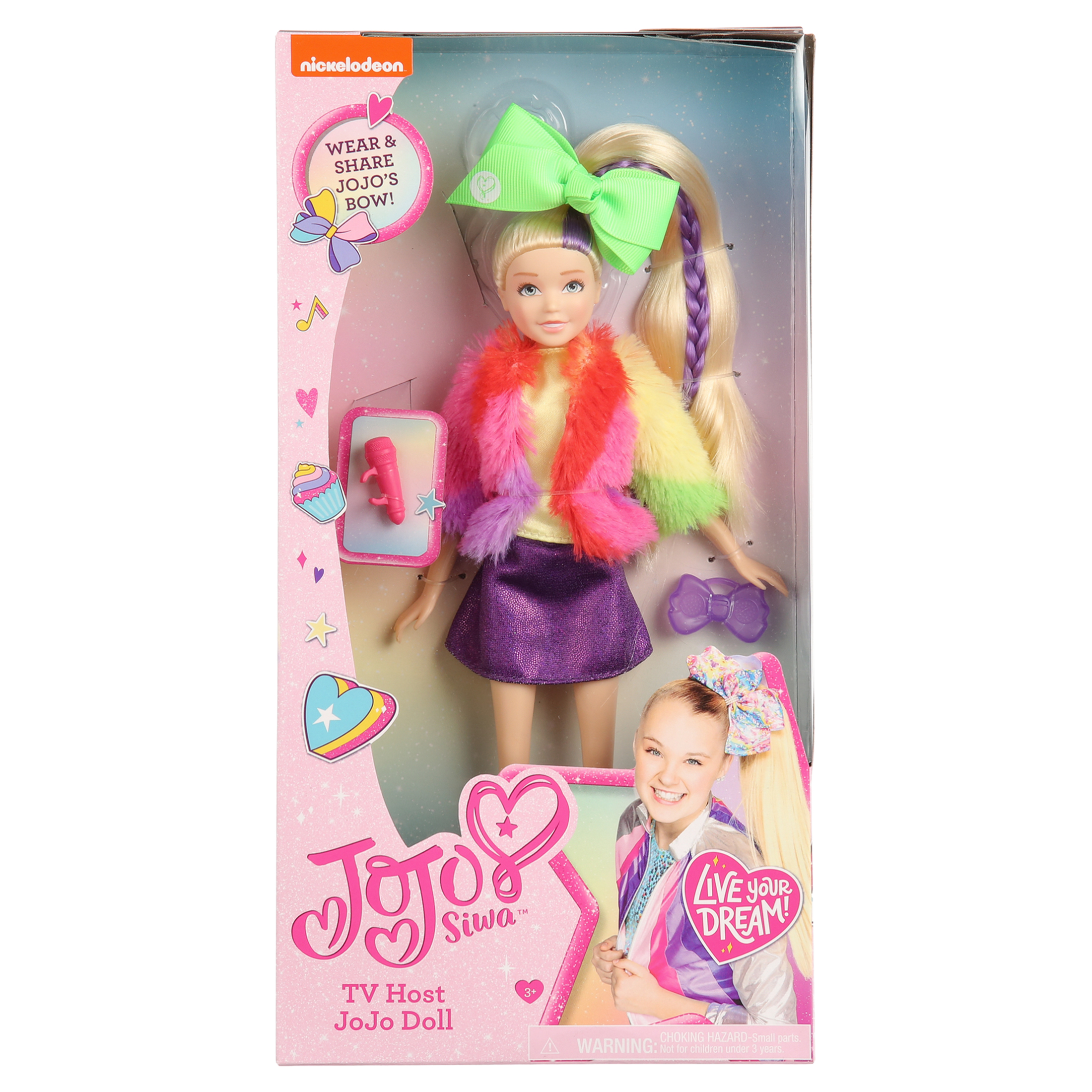 JoJo Siwa Fashion Doll, TV host, 10-inch doll,  Kids Toys for Ages 3 Up, Gifts and Presents - image 3 of 8