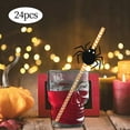 thumbnail image 3 of 24 Pailles en Papier Halloween Jetables Accessoires de Boisson Original, 3 of 9