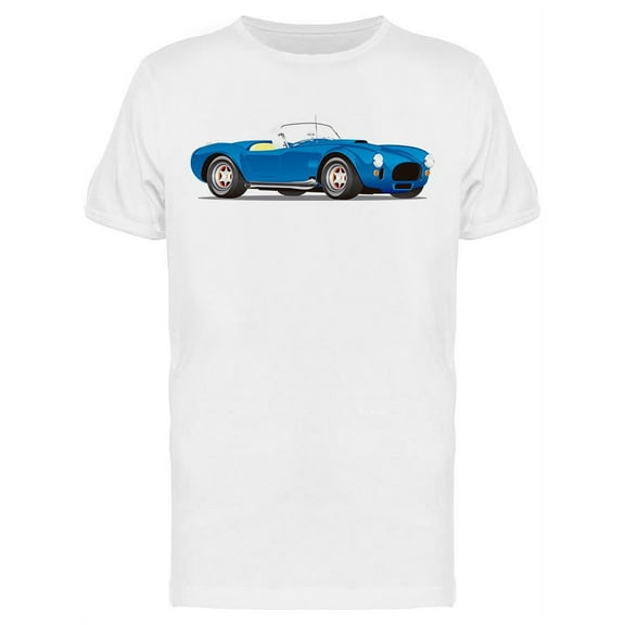 Blue Sport Car T-Shirt Men -Image by Shutterstock, Male 3X-Large