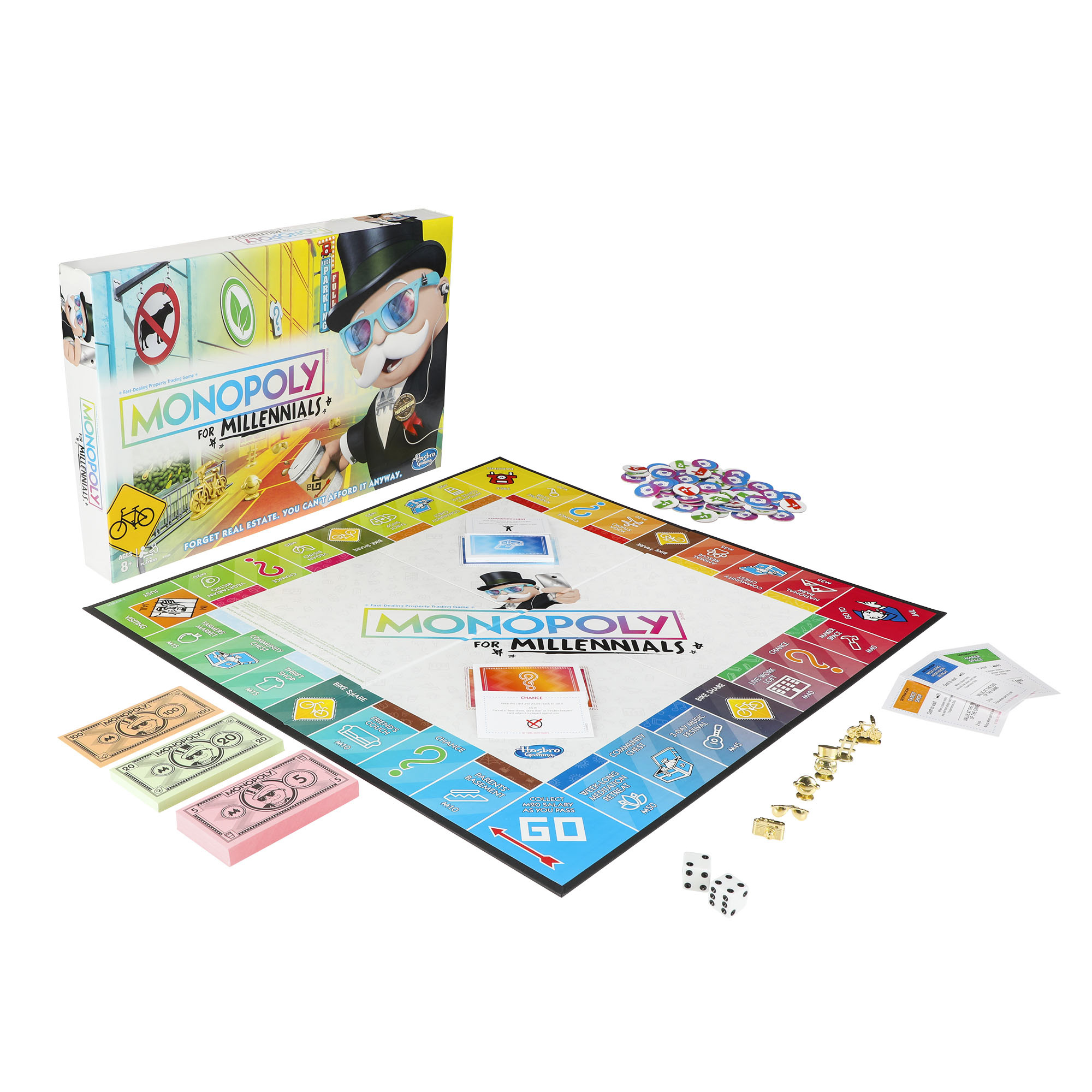 Monopoly for Millennials Board Game for Kids and Family Ages 8 and Up, 2-4 Players - image 2 of 5