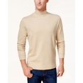 thumbnail image 1 of Club Room Mens Solid Turtleneck Shirts, Beige, Small, 1 of 1