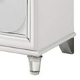 thumbnail image 4 of Benjara Rara 51 Inch Tall Dresser Chest, 5 Drawer, Mirror Trim, Acrylic, White, 4 of 5