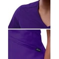 thumbnail image 4 of Adar Pro Scrubs for Women - Modern V-Neck Scrub Top - P7002 - Grape - XXS, 4 of 7
