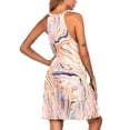 thumbnail image 4 of Ekouaer Womens Nightgown Sleeveless Sleepwear V Neck Racerback Sleep Dress, 4 of 5