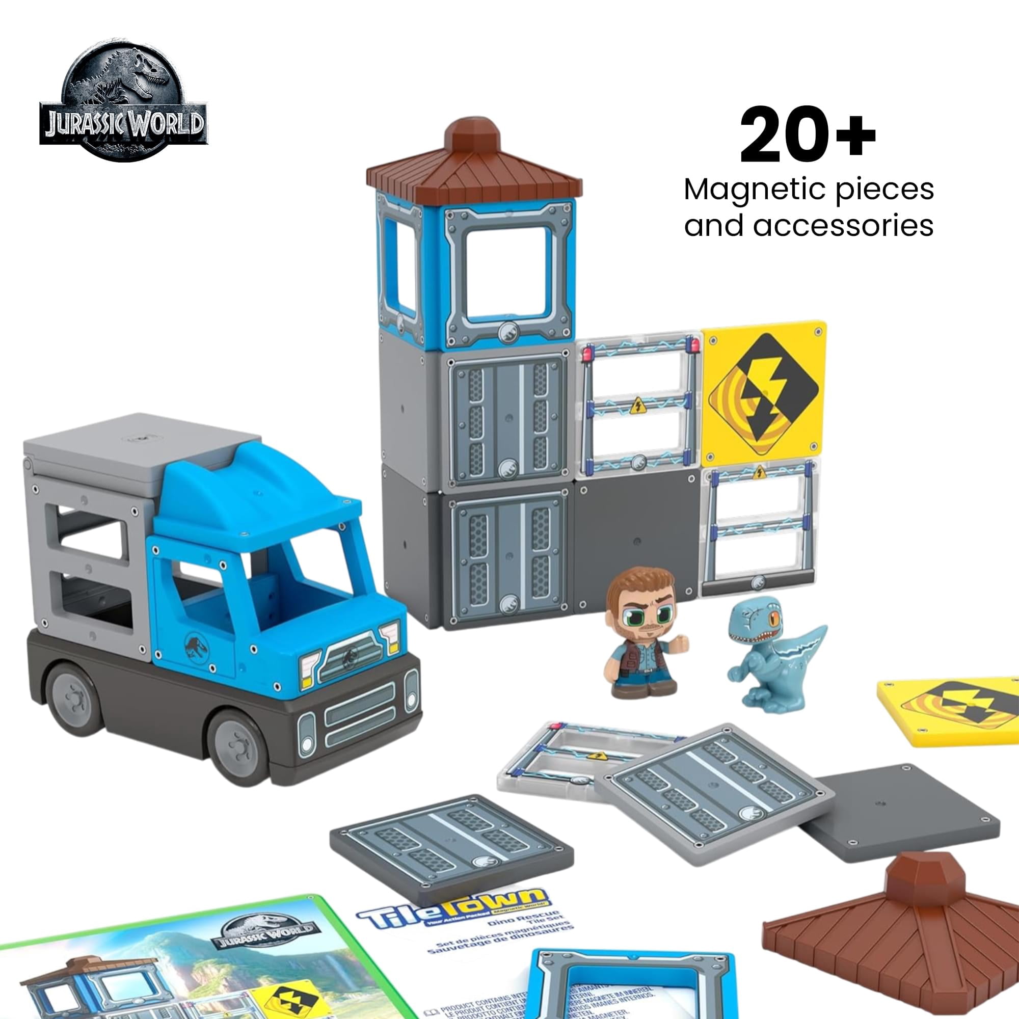 Tile Town Jurassic World Dino Escape Tile Set