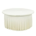 thumbnail image 6 of BalsaCircle 6 feet Ivory Wavy Spandex Fitted Round Tablecloth Table Skirt Reception Catering Dining Table Linens, 6 of 8