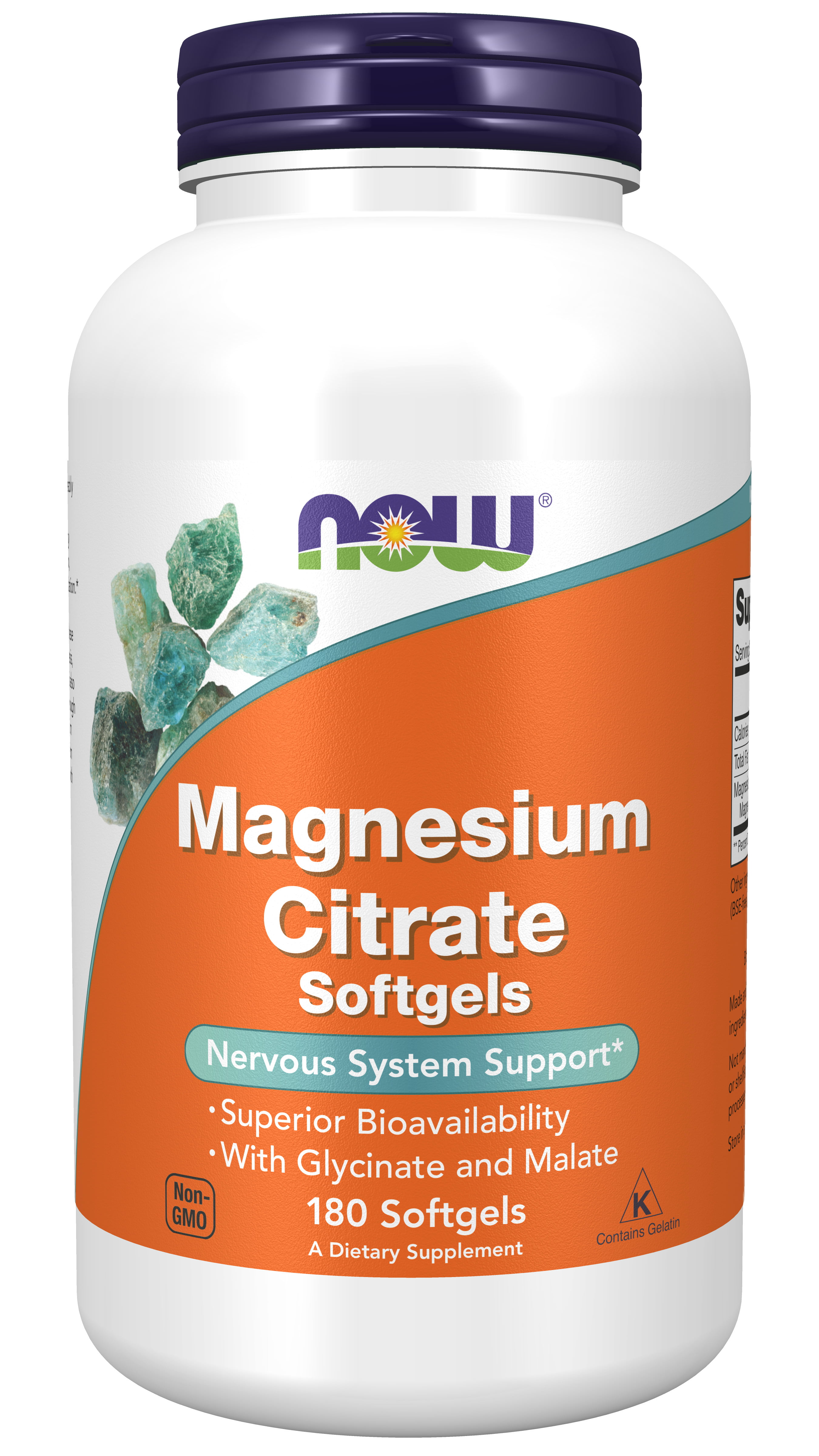 € 113,68 kg Now Foods 100 Tabletten Magnesiumcitrat 200 mg 