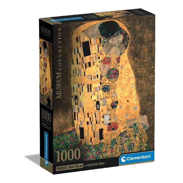 Rompecabezas Clementoni Mueso el Beso - Klimt 1000 Piezas