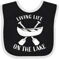 thumbnail image 3 of Inktastic Living Life on the Lake Boys or Girls Baby Bib, 3 of 4