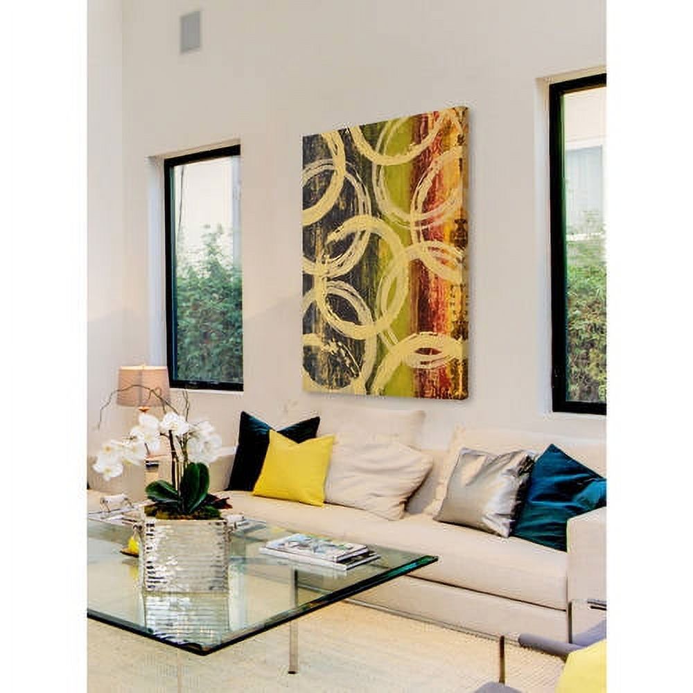 Marmont Hill "Rings of Engagement II" Painting Print on Wrapped Canvas
