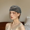 thumbnail image 5 of Unique Bargains Women's 1pc Fashion Lace Wide Headwrap 9.45"x7.87" Taupe, 5 of 5