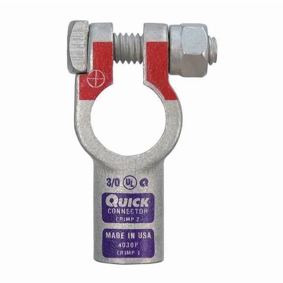 Fusion Battery Terminal,Straight,Crimp 4030P