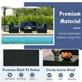 thumbnail image 4 of GVN Backyard Furniture Sets,Outdoor Furniture Sets,5-Piece Outdoor Patio Furniture Set with Cushions and Coffee Table-Navy, 4 of 10