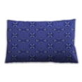 thumbnail image 1 of Ahgly Company Patterned Outdoor Rectangular Blue Orchid Blue Lumbar Throw Pillow, 13 inch by 19 inch, 1 of 5