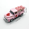 thumbnail image 3 of Gaiwos Valentines Day Vintage Car Figurine 5 inches, Farmhouse Vintage Mini Truck with Flowers, for Home Wedding Engagement Favors Valentines Day Gift, 3 of 7