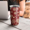 thumbnail image 4 of Christmas 20oz Stainless Steel Mobile Tumbler – Vacuum Insulated Coffee Mug with Lid, Spill-Proof Travel Cup for Hot & Cold Drinks, 4 of 7