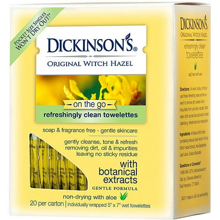 Dickinsons Dickinsons Towelettes, 20 ea