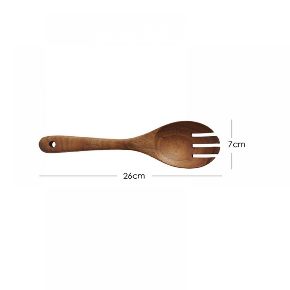 Wooden Cooking Utensils,Kitchen Utensils for Nonstick Cookware,Natural Acacia Wood Spatula and