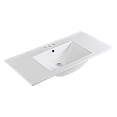 thumbnail image 2 of 48" Ceramic Vanity Top - Bathroom Countertop with White Vessel Sink - Single Sink, 2 of 2