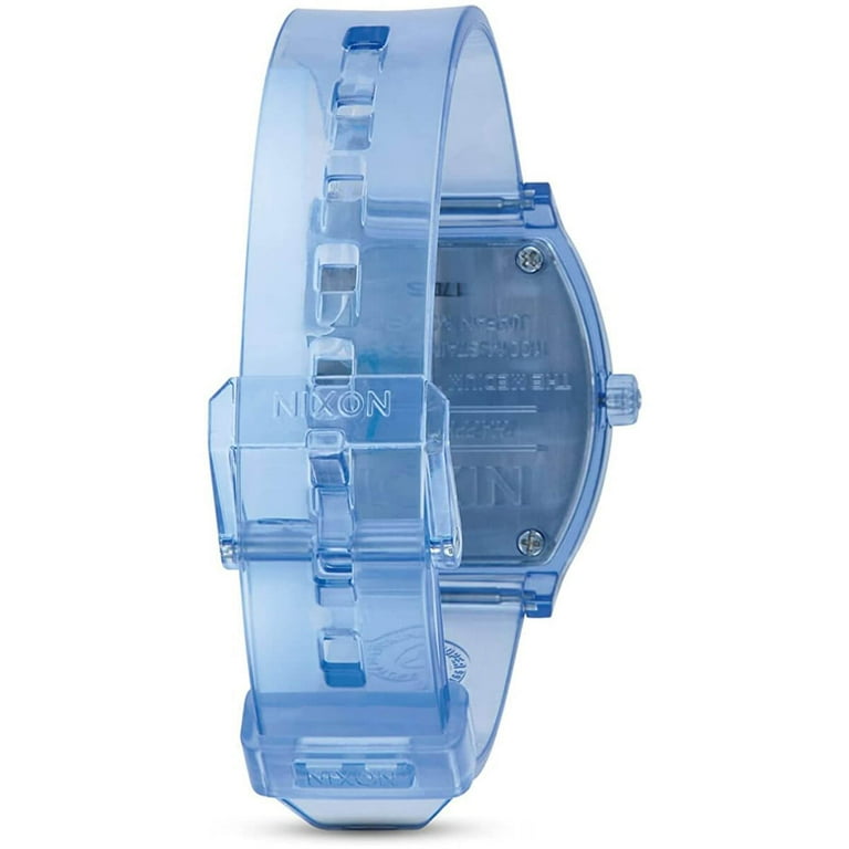 Nixon A12152885 Women's Time Teller Blue Dial Rubber Strap Watch