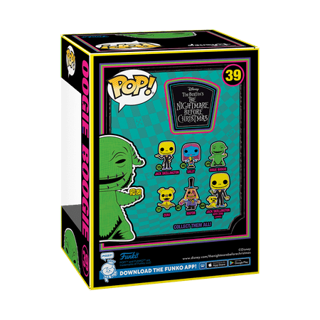 Funko - POP Disney: TNBC BLKLT- Oogie