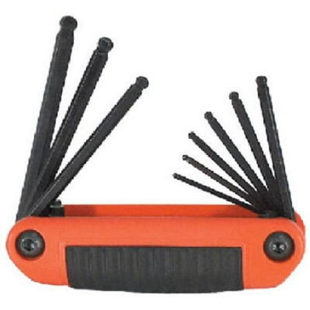 

New Eklind 25919 9-In-1 Medium Fold Up Ball Hex Key Set Each