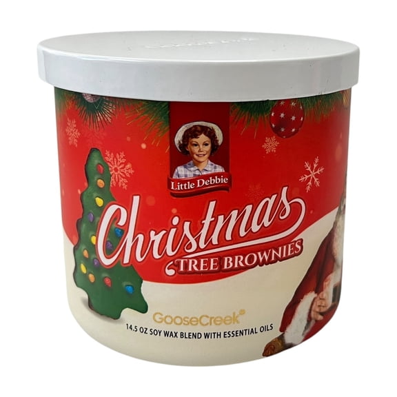 Goose Creek Christmas Tree Brownies Scented 3 Wick Candle 14.5 oz