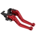 thumbnail image 1 of Palancas de freno y embrague cortas Unique Bargains para Yamaha MT-10/FZ-10 2017-2021, palanca de freno ajustable en 6 posiciones, aleación de aluminio, roja, 1 par, 1 of 7