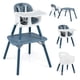 thumbnail image 1 of Trona BABY JOY 5 en 1 convertible con bandeja extraíble, color azul, 1 of 9
