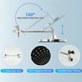 thumbnail image 5 of ATUPEN Rain Shower Head, 12" Wide Adjustable High Pressure Dual Showerhead, 5 of 6
