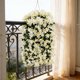 thumbnail image 5 of Colgante de pared de lirios artificiales con enredaderas de plástico, guirnalda de flores falsas para decoración de jardín interior exterior y bodas, de 65 cm de largo., 5 of 6