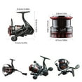 thumbnail image 3 of Necvior Fishing Reel Metal Spool Fishing Reel for Freshwater and Saltwater, 3 of 16