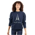 thumbnail image 3 of Military Classic US Space Force Logo Unisex Plus Size Sweatshirt Brisco Brands 3X, 3 of 4