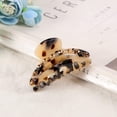 thumbnail image 3 of Tortoise Shell Cellulose Acetate Hair Clip Claw 2pcs Mini Rhinestone Hair Accessories Small French Design Hair Jaw Clamp for Women with 2pcs Spiral Hair Ties, 3 of 5