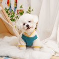 thumbnail image 4 of Color-blocking Design Pet Jumpsuit Pet Overalls Pet Jumpsuit Cute Dog Winter Jumpsuit with Color-blocking Design Four-leg Design Warmth Comfortable, 4 of 9