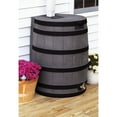 thumbnail image 2 of Good Ideas Rain Wizard Rain Collection Barrel 40-Gallon Darkened Ribs, Oak, 2 of 6