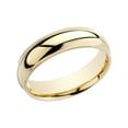 thumbnail image 2 of Gem & Harmony Mens 14K Yellow Gold 6mm Milgrain Comfort Fit Wedding Band Ring for Men, 2 of 4